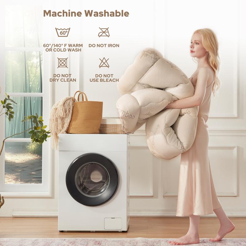 [Valentine’s Day]【BEDLORE】Thick Fitted Sheet Mattress Pad, Fluffy Pillow Top Comfort Layer, Cooling & Soft Mattress Cover with Deep Pockets (Fits 6–18 Inch Mattresses), Ideal for Bedroom & Home Use