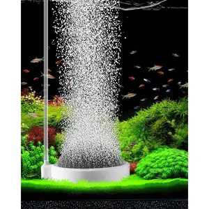 Air Stone 3.2 Inch Nano Air Bubble Stone Aerator for Aquarium Fish Tank Air Pump Hydroponics