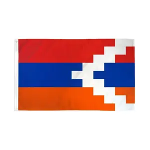Nagorno Karabakh 3x5ft Polyester Fabric Flag Banner, Dye Sublimation Home & Festive Party Backdrop