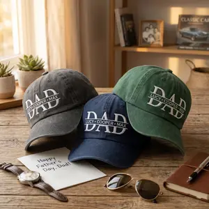 (Custom in Description)Embroidered Dad Hat with Kids Names Cap, Personalized Name Cap, Gift for Dad, Father’s Day Gift, Father’s Day Hat