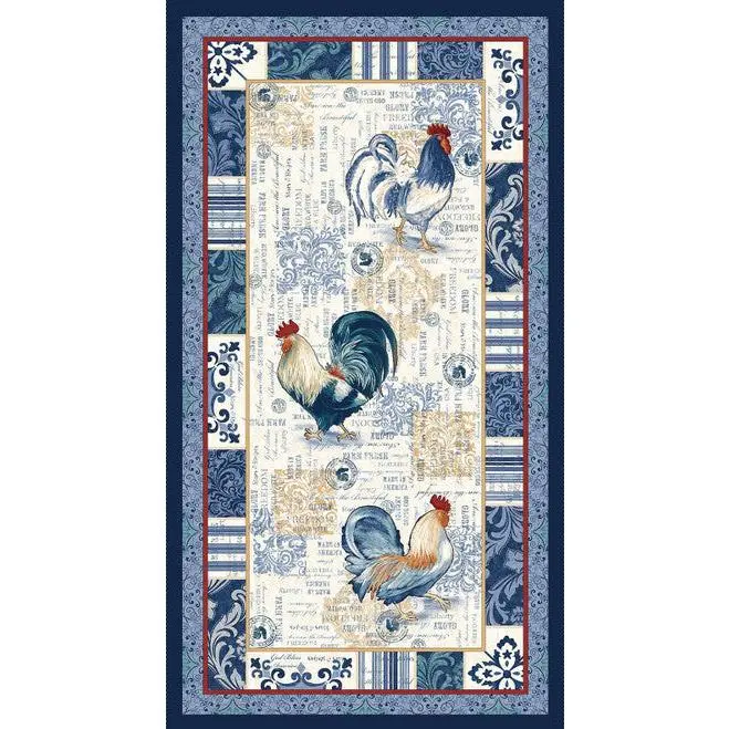 Fabric Studio E Cream American Pride 24x44" Quilting Panel 7923P-44
