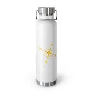 Water Love Copper Bottle, Insulated 22oz Flask for Hydration Enthusiasts, Eco-Friendly Gift, Sustainable Water Container, Romantic