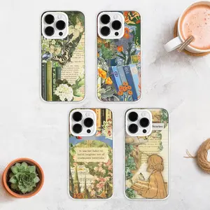 Aesthetic Bookish Collage MagSafe Phone Case, Book Lover Booktok Phone Cover