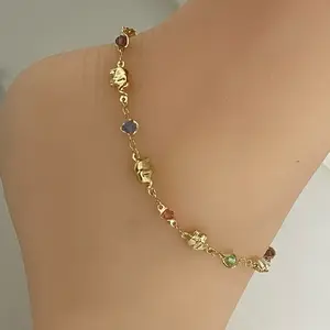 18k Gold Plated   Anklet 10” inches long anklet