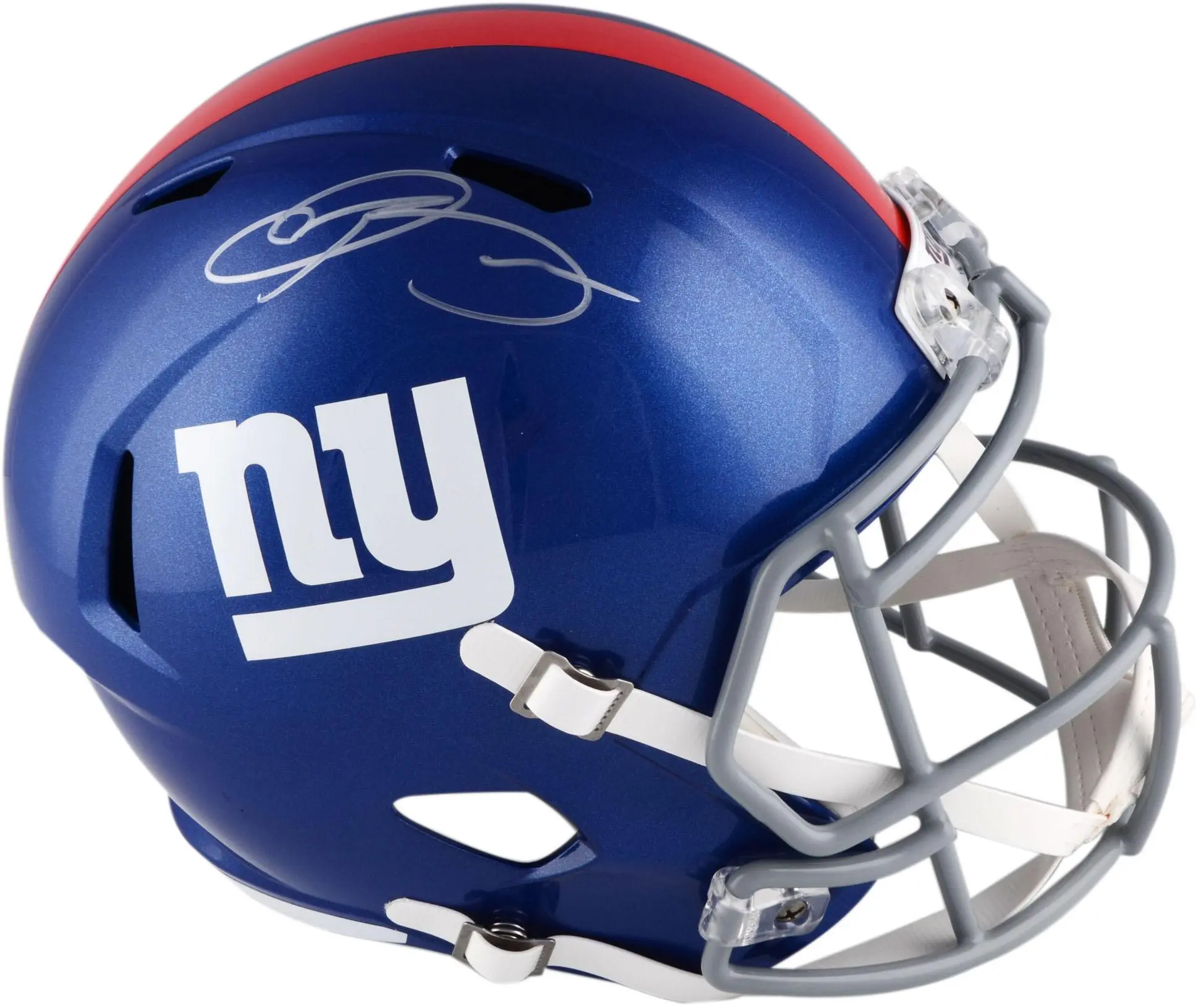 Odell Beckham Jr. New York Giants Autographed Riddell Speed Replica Helmet - Fanatics Authentic Certified