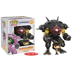 Funko POP! Games Overwatch D.Va with MEKA #177 [Carbon Fiber] Exclusive