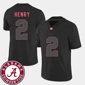 Henry #2 Black Football Jersey Shirt, Printed Name & Number, College Style Fan Jersey, Game Day Apparel, Black Crimson Colors, Gift for Fans
