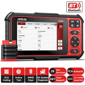 ANCEL DS300 Professional Bidirectional Scanner, All Systems Diagnostic Tool with 30+ Services, Wireless OBD2 Scanner, FCA Autoauth & 3-Year Updates for Cars, Trucks