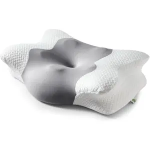 Cervical Neck Pillow for Sleeping, Ergonomic Pillow, Neck Side Sleeper Pillows for Adults, Pillow for Neck and Shoulder Pain Relief, Back,Stomach Sleeper