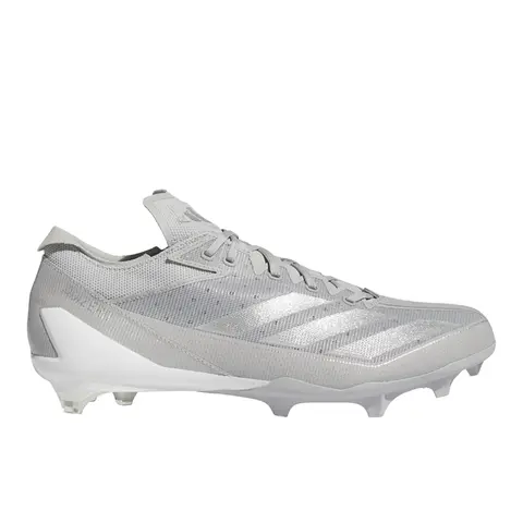 adidas Mens Adizero Electric American Football Sneakers Shoes - Silver