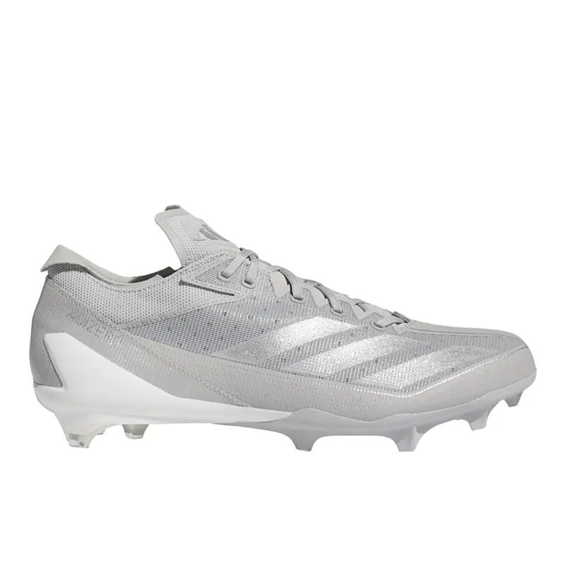 adidas Mens Adizero Electric American Football Sneakers Shoes - Silver