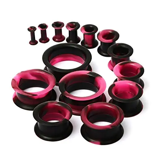 Black and Dark Pink Color