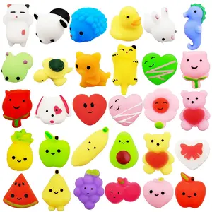 10 Pcs Mochi Squishy Toy Fruit Squishies, Perfect Party Favors for New Year's Day, Birthday and Christmas Gifts