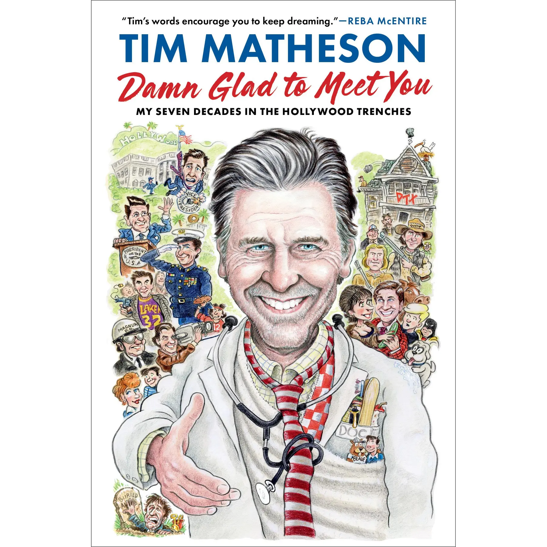 Damn Glad to Meet You by Tim Matheson [Paperback Book]