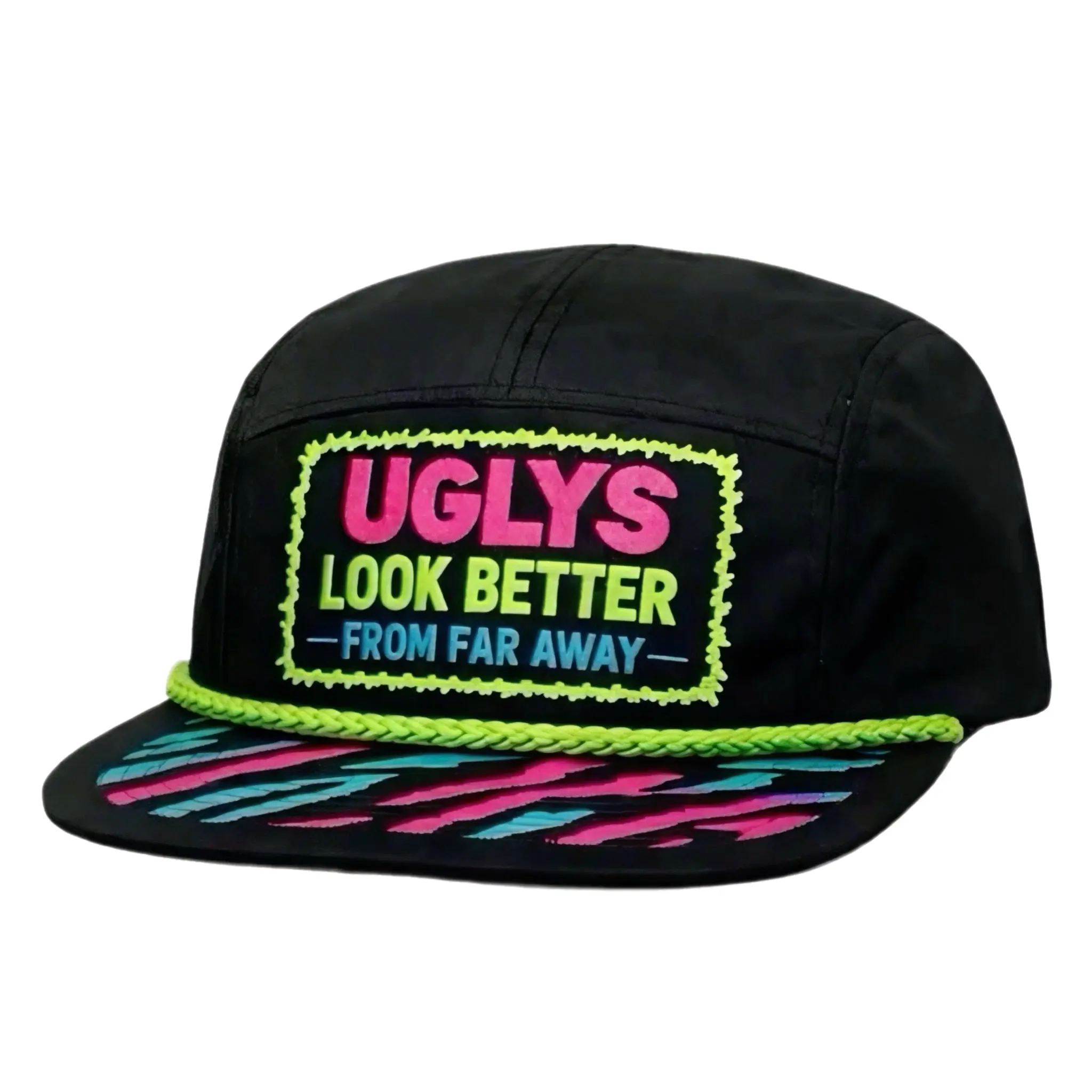 UGLYS™ Neon Slasher Rope Hat