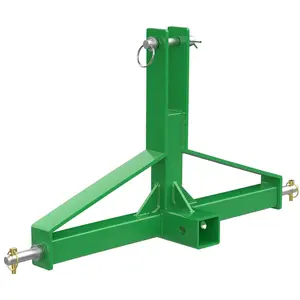 Garvee 3 Point 2 in Trailer Hitch Receiver Heavy-Duty for Category 1 Tractors Compatible with Kubota, BX, LM25H, WLM Tractor, NorTrac, Yanmar, Kioti, Cat (3 Point Hitch-Green)