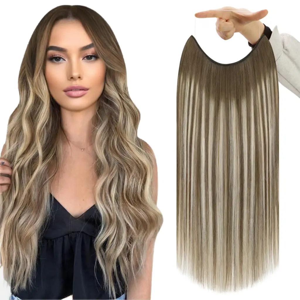 #6/60/6 Balayage Chestnut Brown to Platinum Blonde