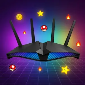 ASUS RT-AX82U | AX5400 WiFi 6 Gaming Router | Dual Band | RGB | AiProtection Security
