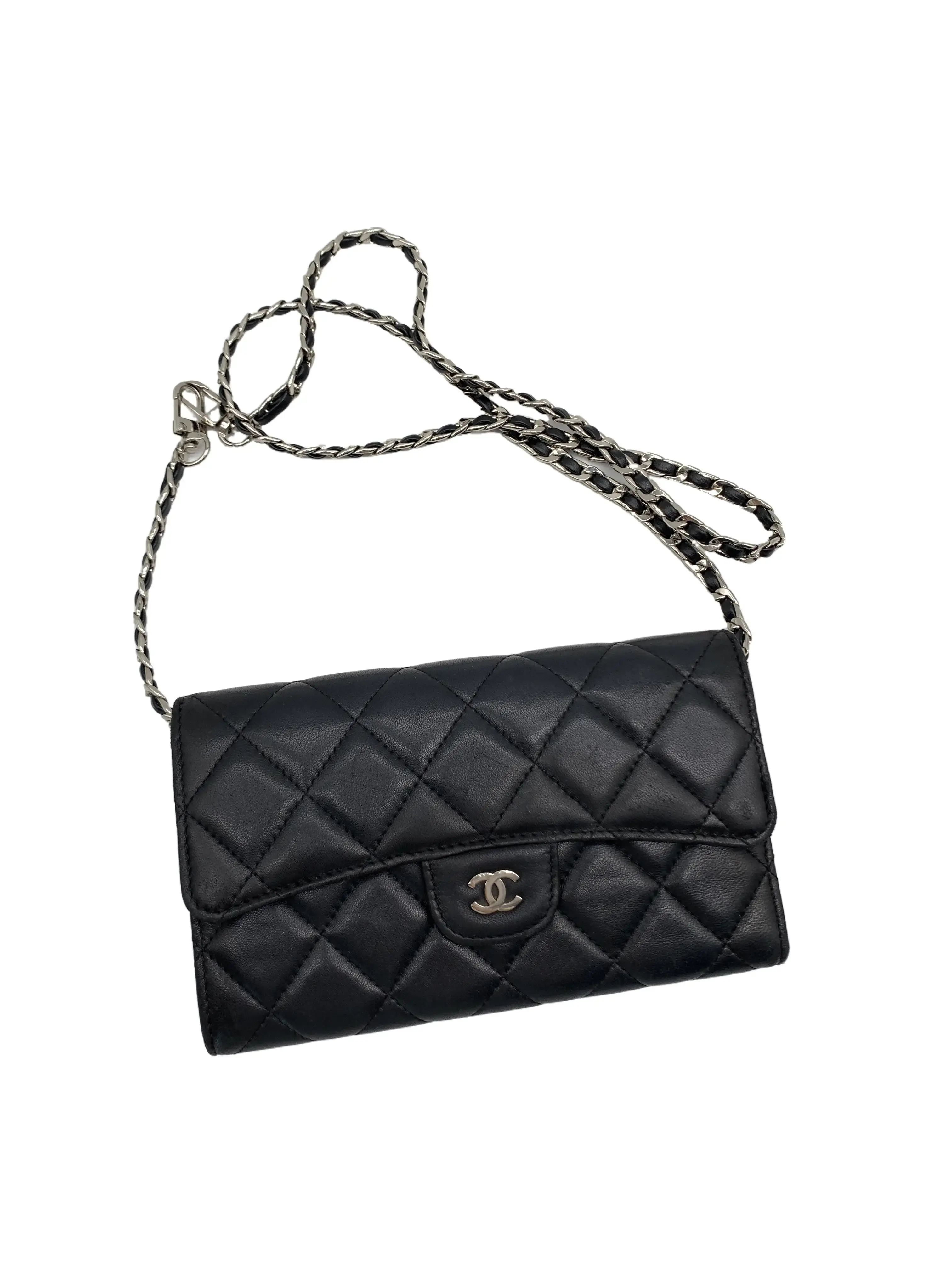 Pre-owned CHANEL Classic Quilted Long Wallet/wj07220625/0625