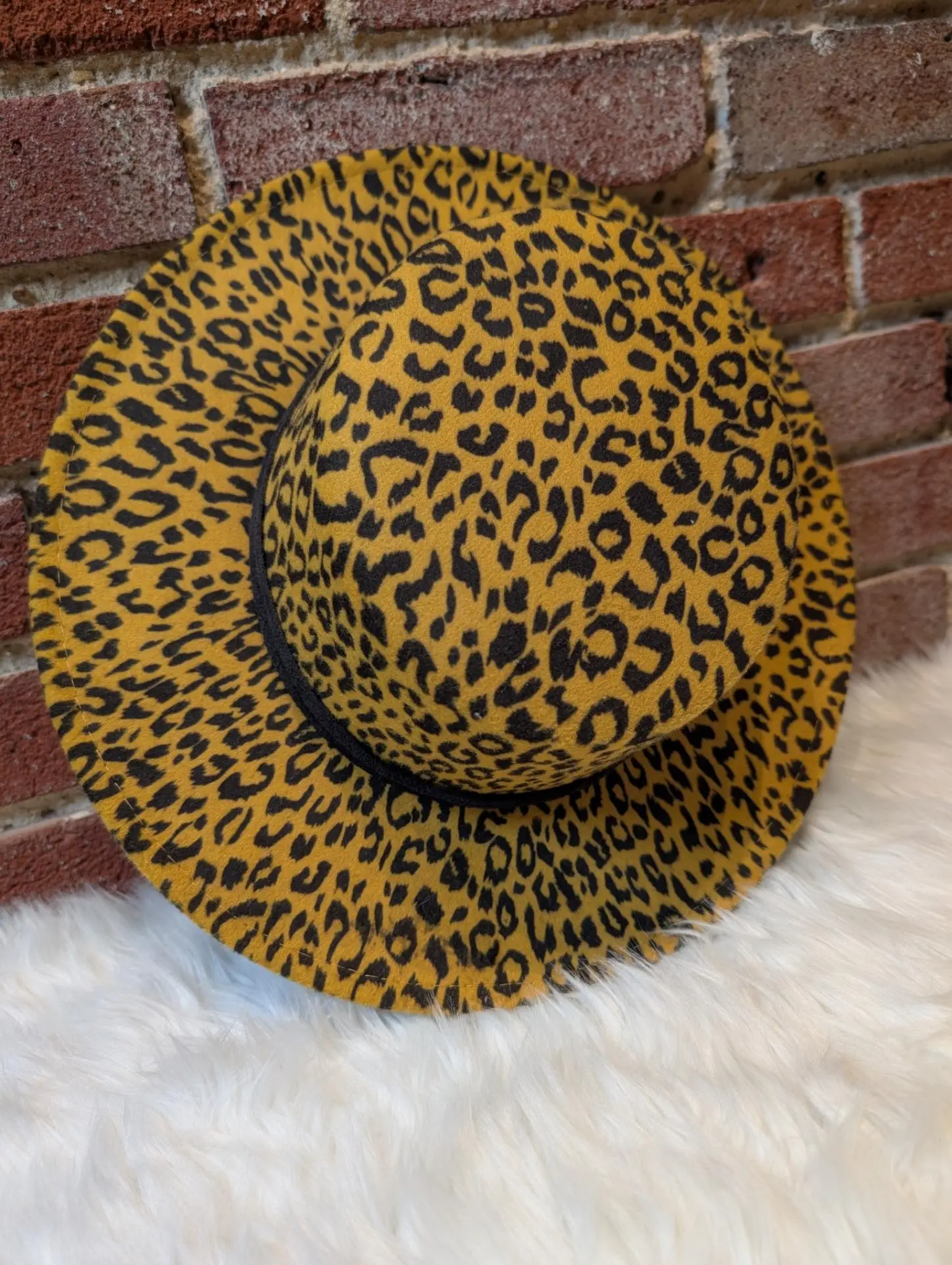 AA1224024 Leopard Print Felt Hat AA1224024 Leopard Print Felt Hat