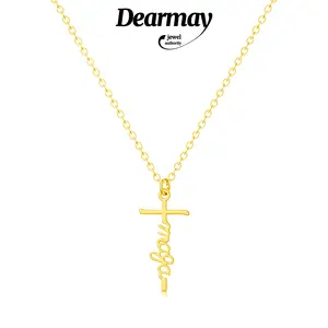 Dearmay MAGA Cross Necklace for Women Trump Necklace Gift for Easte Make America Great Again Necklaces Chain MAGA Necklace for President Trump Jewelry for Gift