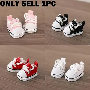 For LABUBU 15/17cm Cotton Dolls Shoes Toys Casual Sports Canvas Shoes Martin Boots Dolls Accessories Clothes for Dolls for labubu outfits(No doll)