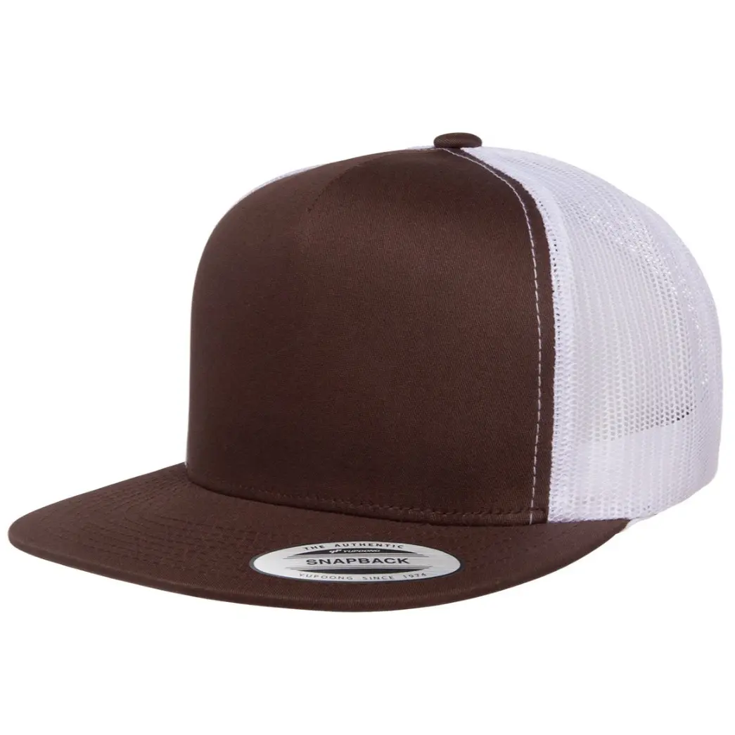 Brown/White Yupoong 6006
