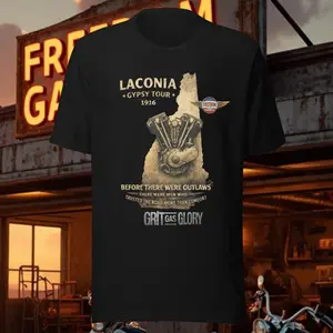 Laconia Gypsy Run vintage unisex t-shirt