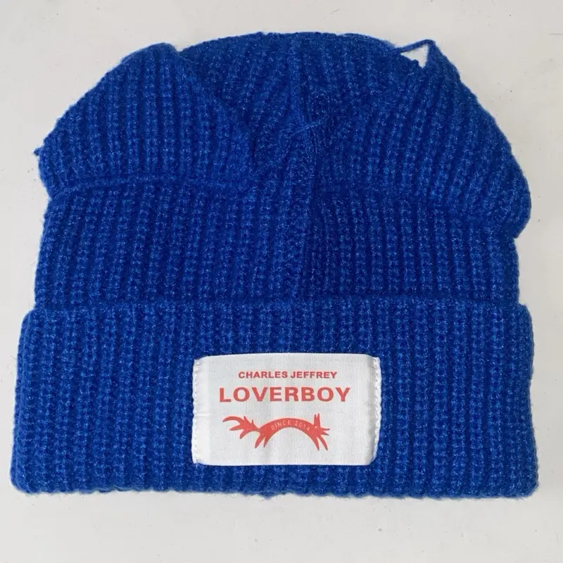 Charles Jeffrey Loverboy Winter Stylish Beanie with Knitted Design