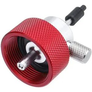 1 Pcs Gas Refill Adapter Propane Filling Adapter Camping Hiking Inflate Propane Canisters Connectors for Green Gas Tank with Oil Port