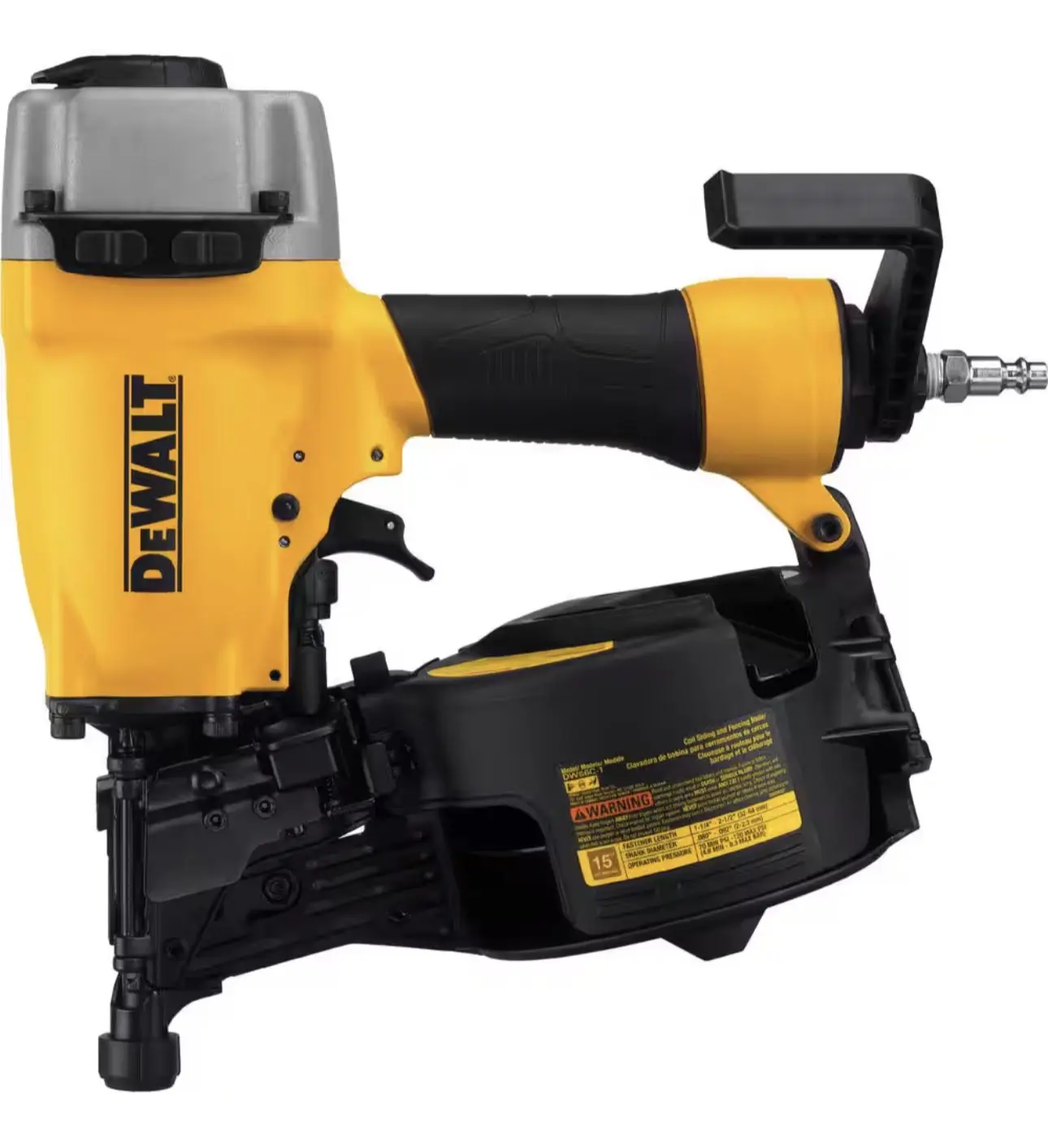 DEWALT Pneumatic 15-Degree Coil Corded Siding Nailer DEWALT Pneumatic 15-Degree Coil Corded Siding Nailer