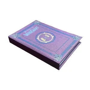 World of Warcraft Book Replica Wallet – Hardcover-Style Book Wallet for Light Carry, 4 Card Slots, Coin Pocket, Unique Gift for Book Lovers