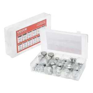 VEVOR 72 PCS Hydraulic Fittings 37° JIC Hydraulic Hose Cap and Plug Assortment Kit