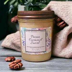 Pecan Caramel Swirl 8 oz Candle