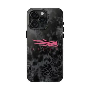 Pink SITKA Optifade Elevated Camo MagSafe Tough Phone Case, Hunting, Camo, Waterfowl, Durable, Perfect Gift For Him