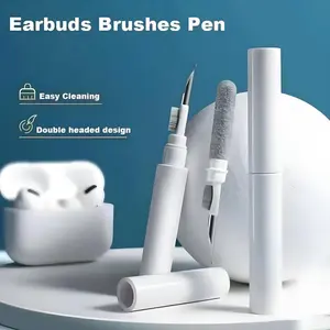 3IN1 Portable Cleaning Pen Bluetooth Headphones Mobile Phone Tablet Clean Tool Headphone Accessories For iPhone AirPods Pro Xiaomi Earbuds Cleaner Kit