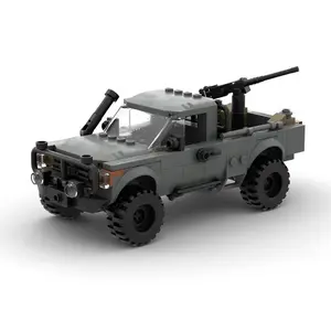 Technical SWAT Military Chariot Car Truck Model Building Blocks Kits Toys for Children Kids Gifts Toy Bricks Car
