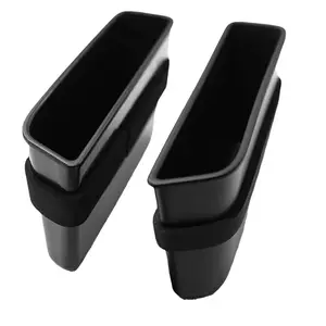 Car Door Handle Storage Box ABS Plastic Front/ Rear Door Handle Storage Box Door Grab Handle Pocket Front Door Handle Storage Organizer Car Interior Accessories