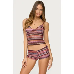 Edikted Women's Zigzag Stripe Tank Top