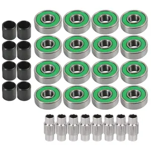 Amp Inline Roller Hockey Speed Bearings and Spacers Kit Abec 7