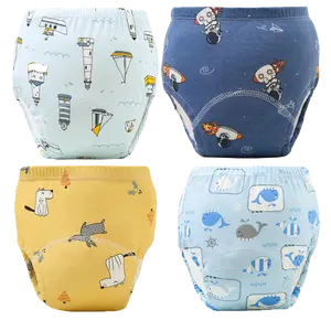 Upairy Training Pants for Boys Girls,Potty Training Underwear Girls and Boys,Up Airy Potty Pants for Toddler,Soft Absorbent & Leak-Proof with Characters, 100% Cotton Washable