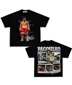 Manny Pacquiao Vintage Tee - Double-Sided Heavyweight Cotton _ Graphic Tee, Gift For Him, Gift For Fans