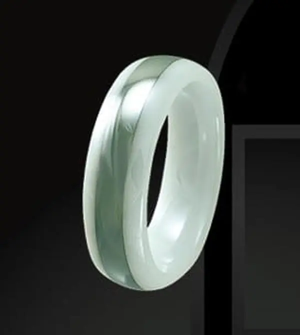 Rising Time TWCR-3056M-sz-11 Tungsten White Cereamic Band Size- 11