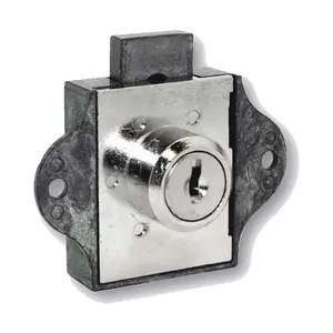 Hudson Lock XW2873 KD Dead Bolt Lock - Nickel Plated, Changeable Cores, Diecast Body, Spring Bolt, Includes 2 Keys, Two Keys