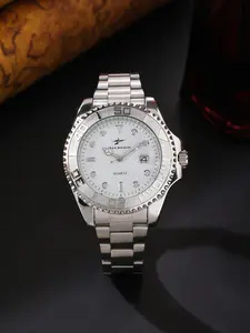 RICECGO Men's Business Wristwatch, stainless steel, quartz analog wristwatch, with date display, a stylish men's accessory, perfect for daily commuting, gift-giving, and Father's Day gifts