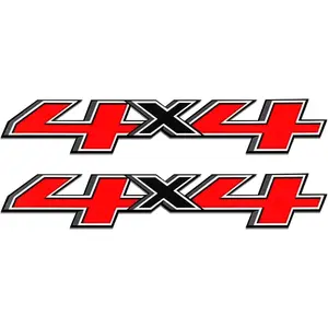 PCS x Decals for Trucks, Car Stickers, Premium Series x Bedside Off Road Replacement Decals, Auto Exterior Decoration Accessories for  Chevy Silverado Sierra Truck Pickup Bedside