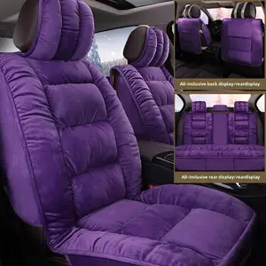 Ultimate Comfort: Premium Winter Full Car Seat Covers - Plush and Thickened Down for All 5-Seat Vehicles