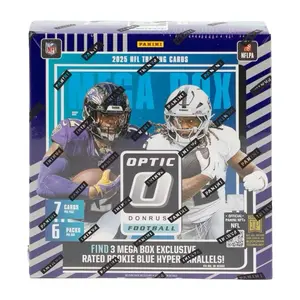 2025 Panini Donruss Optic Football Mega Box Trading Cards