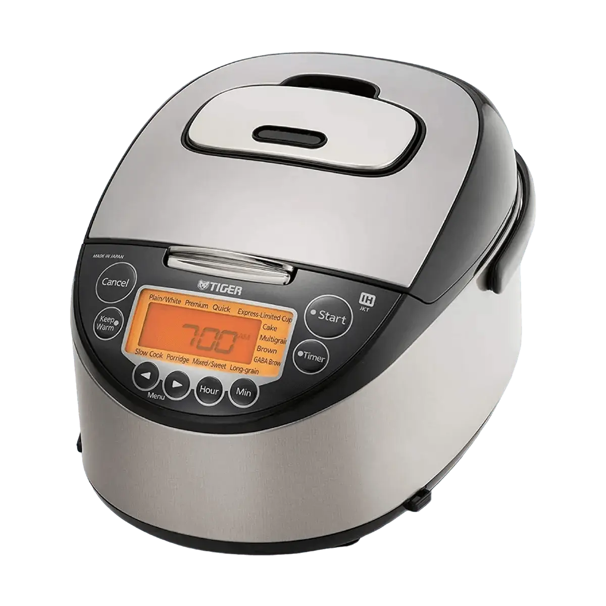 TIGER JKT-D18U 10-Cup IH Rice Cooker & Warmer - Japanese Smart Induction Heating Cooker for Perfect Rice
