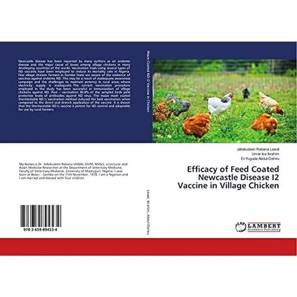 USED Book - Efficacy of Feed Coated Newcastle Disease I2 Vaccine in Village Chicken by Jallailudeen Rabana Lawal (Paperback) - english